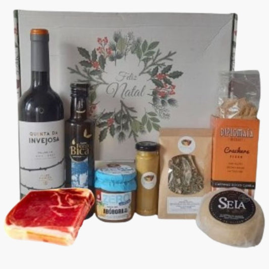 Cesta de sabores para viajes