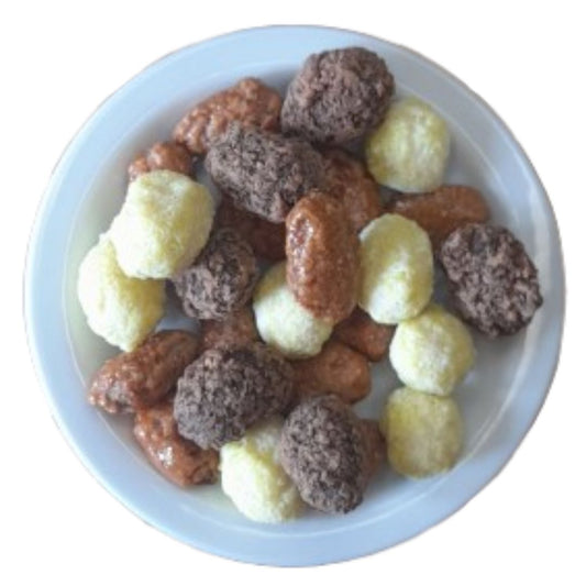 Sortido - Limão/Chocolate Branco, Caramelizada, Chocolate Negro/Caramelo