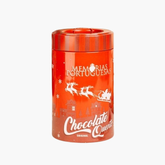 Lata de chocolate caliente