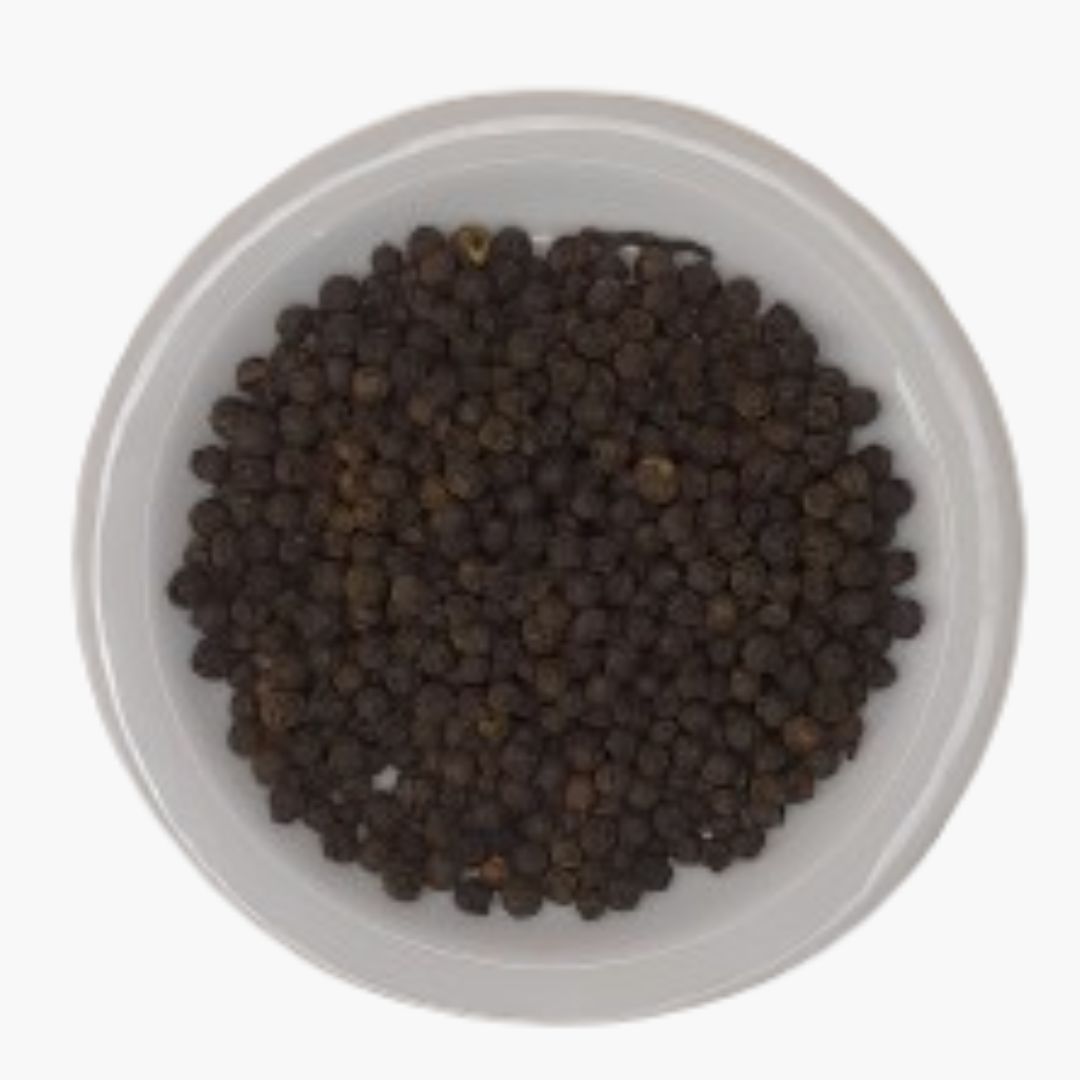 Granos de pimienta negra